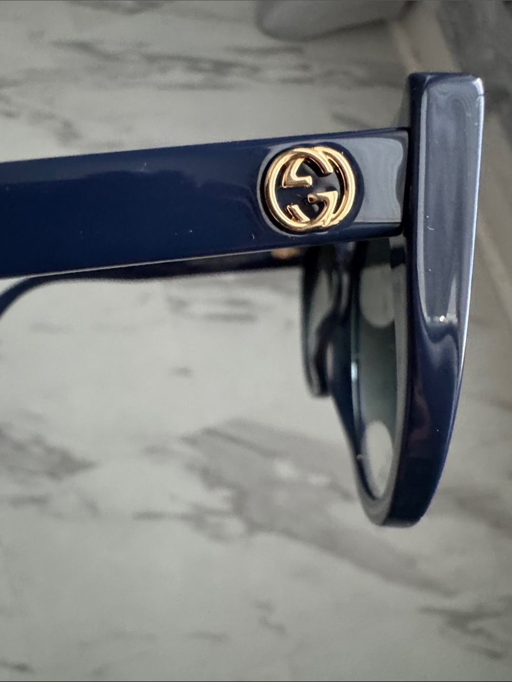 Gucci New Cat Eye Sunglasses GG 0325S Blue. Retail $435 Women’s Luxury. Eye … - Picture 9 of 9